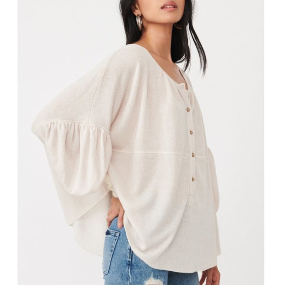 NWT Free People Marla Henley / Tea - Picture 3 of 6